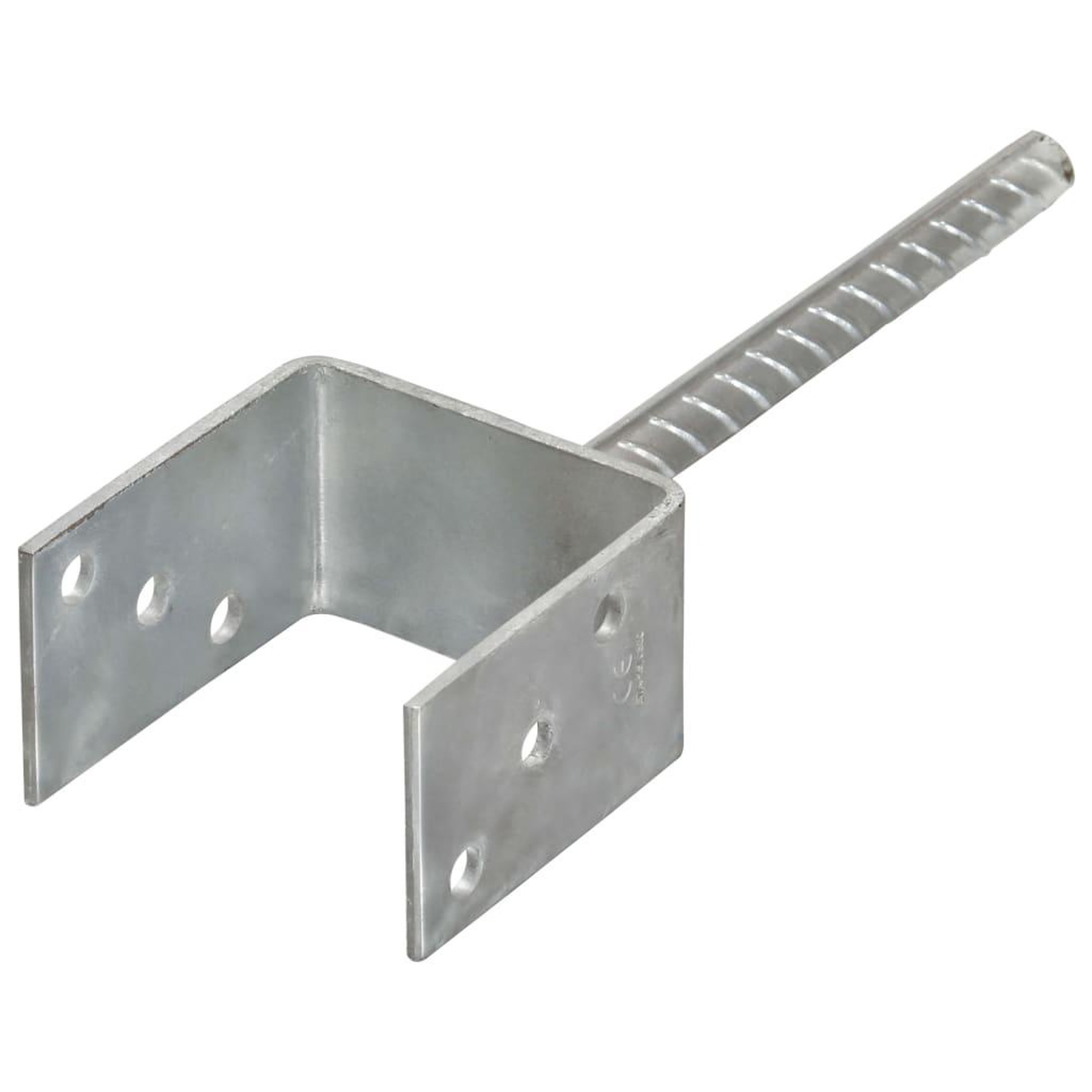 Voir la diapositive 2 : VIDAXL Piquets de cloture 6 pcs Argente 9x6x30 cm Acier galvanise