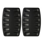 ZENKER Lot de 2 moules à madeleines 12 empreintes Zenker Spécial Countries