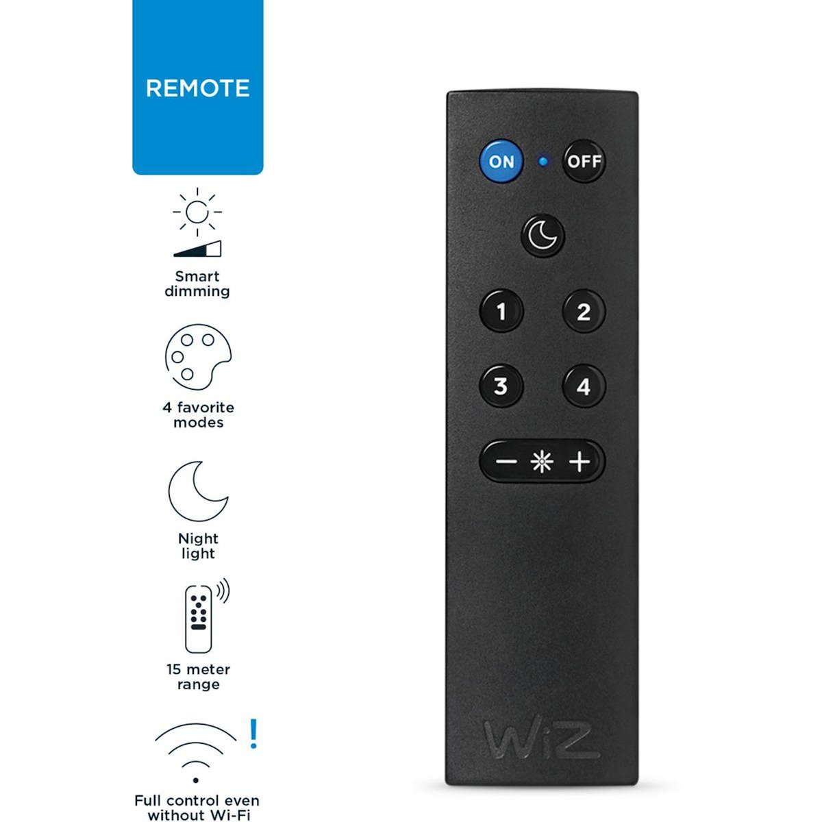 WIZ Télécommande Remote Control w/batteries