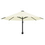 Voir la diapositive 4 : VIDAXL Parasol mural avec mat metallique 300 cm Sable