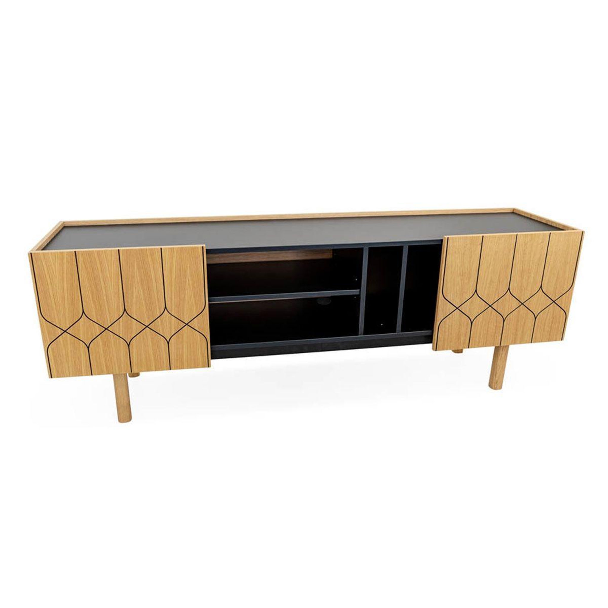 Paris Prix Meuble tv  porto victoria  175cm naturel