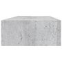 Voir la diapositive 5 : VIDAXL Etagere a tiroir murale Gris beton 60x23,5x10 cm MDF