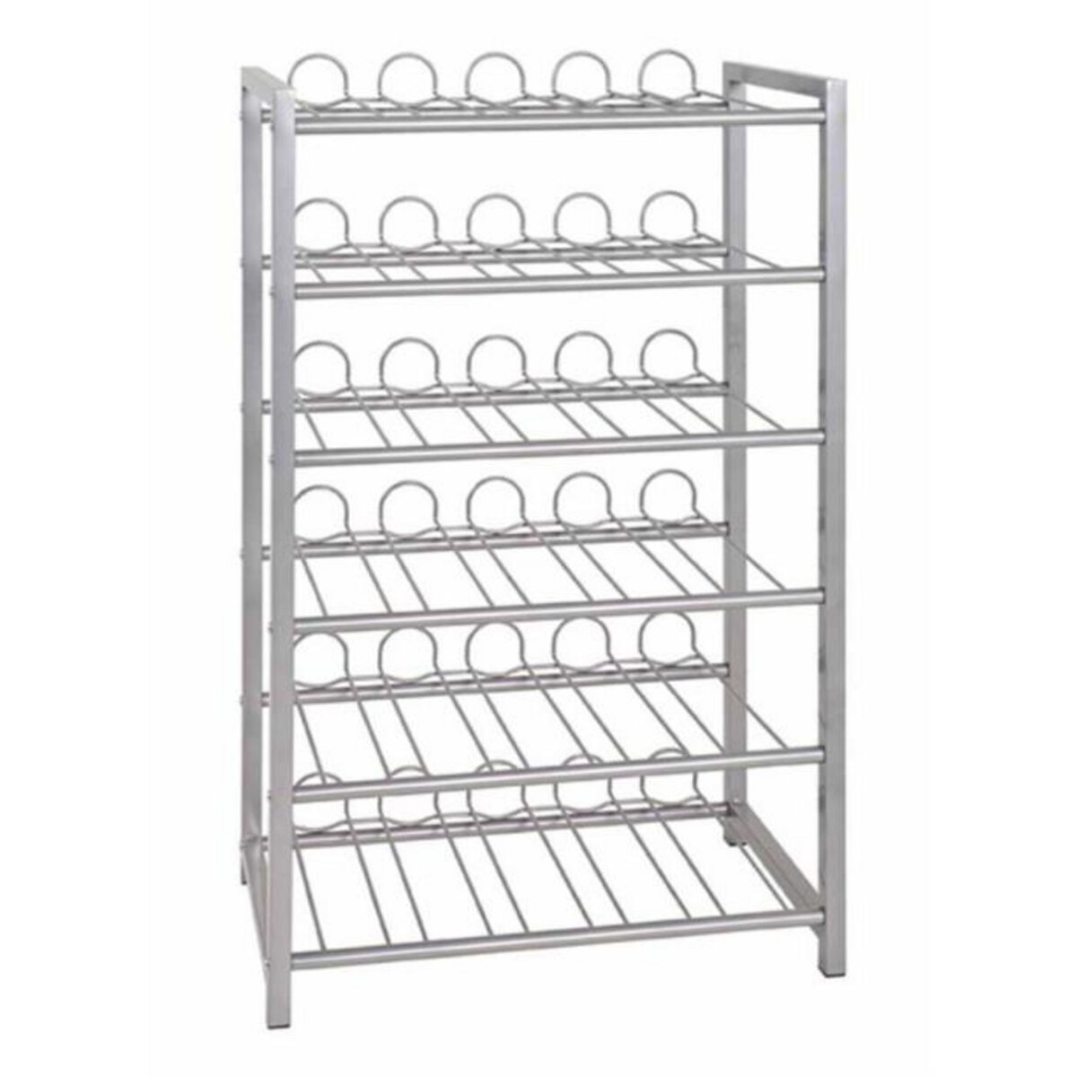 Paris Prix Porte Bouteilles 6 Niveaux  Akena  90cm Argent