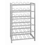 Paris Prix Porte Bouteilles 6 Niveaux  Akena  90cm Argent