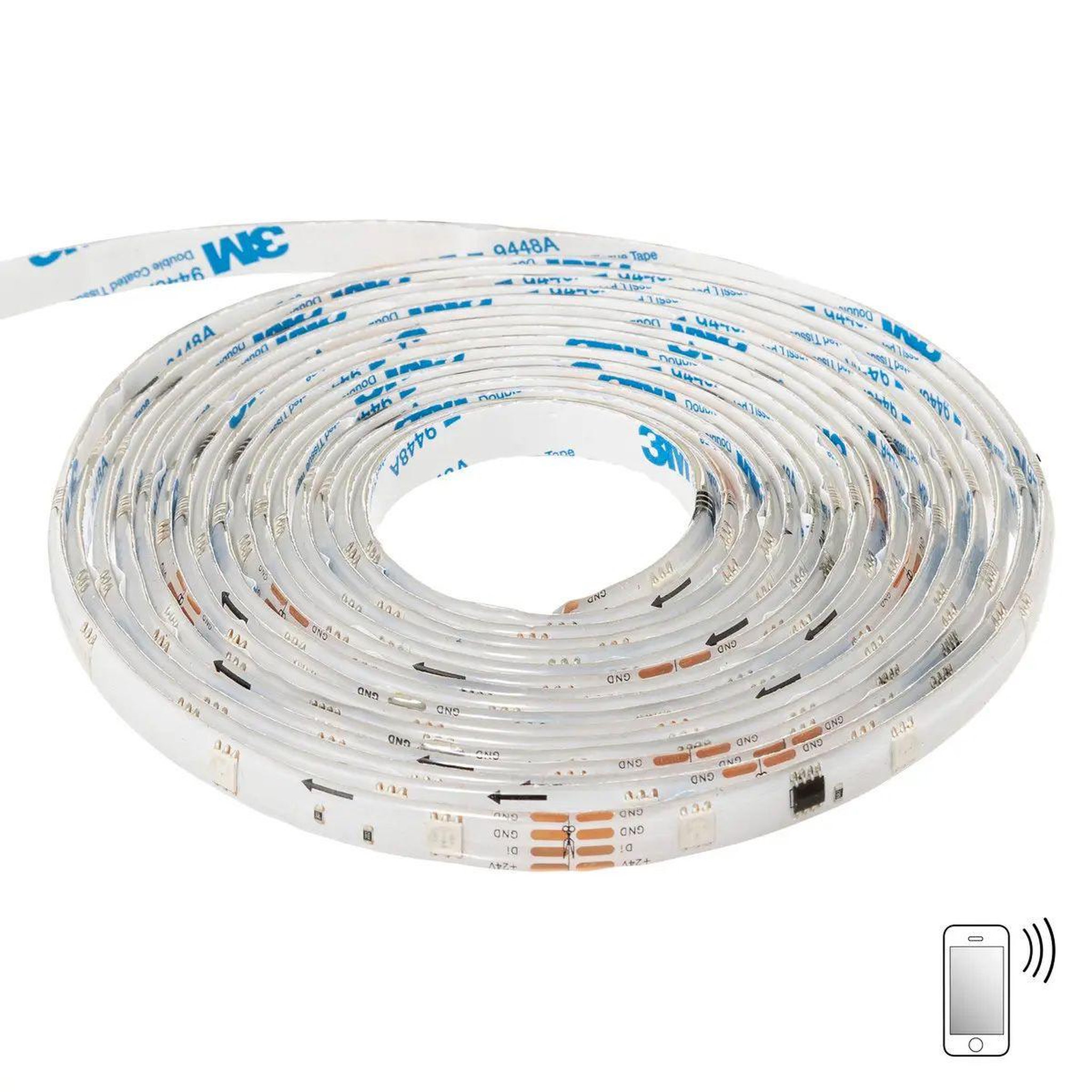 ATMOSPHERA Ruban 150 led  prise secteur  500cm blanc