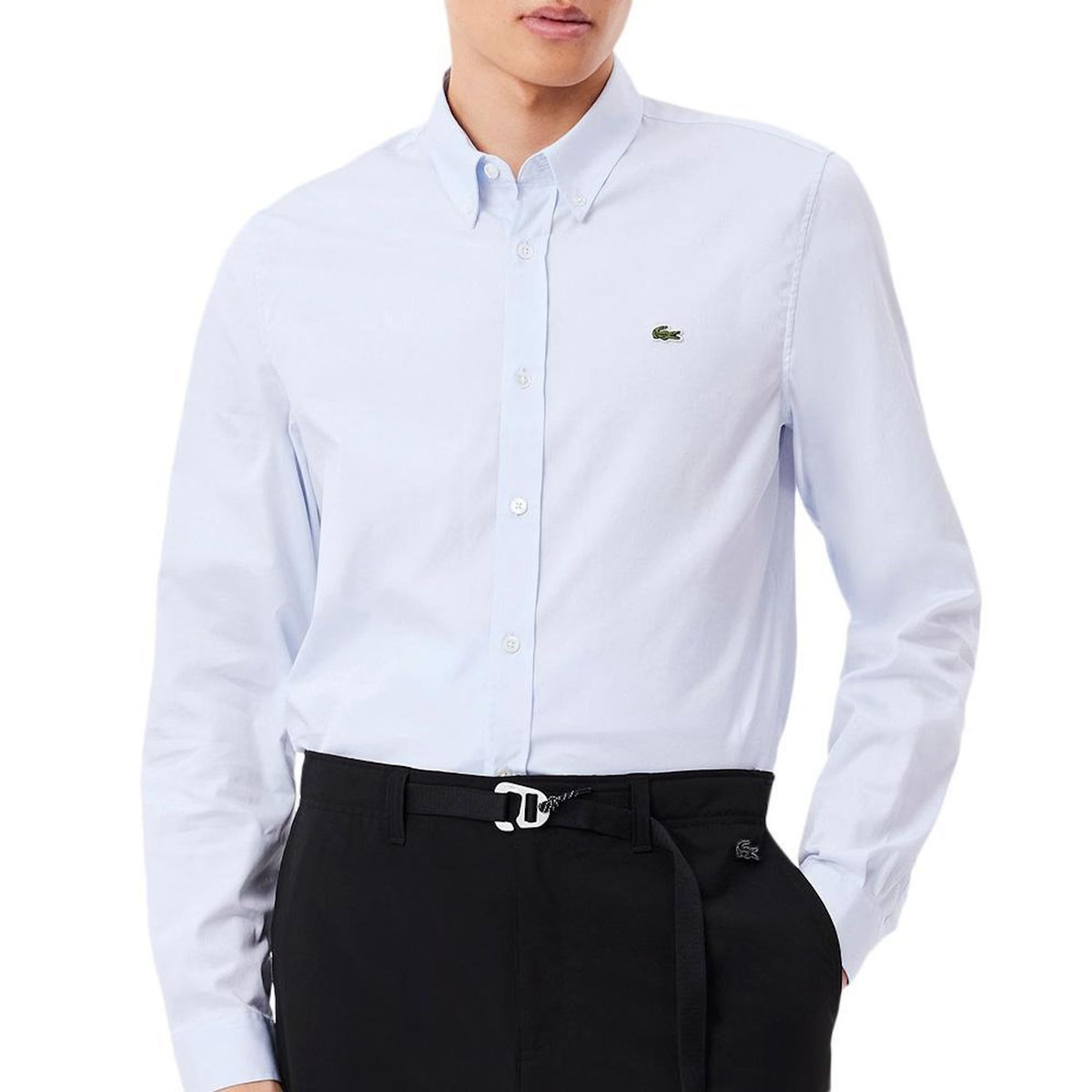 Lacoste Chemise Slim Fit  Homme Lacoste Unie Pinpo