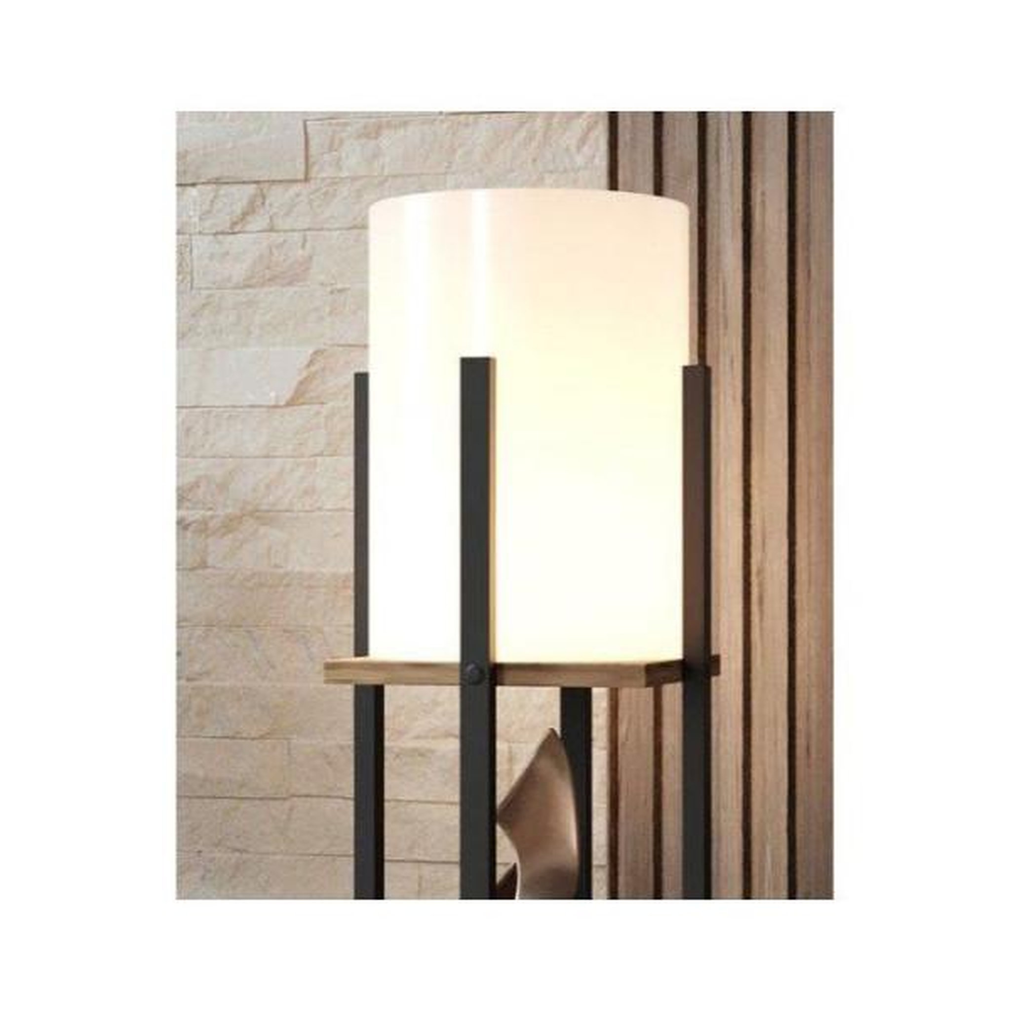 Voir la diapositive 3 : MRED Lampadaire D BY M.RED Natural Black - MDF - Design contemporain - Eclairage