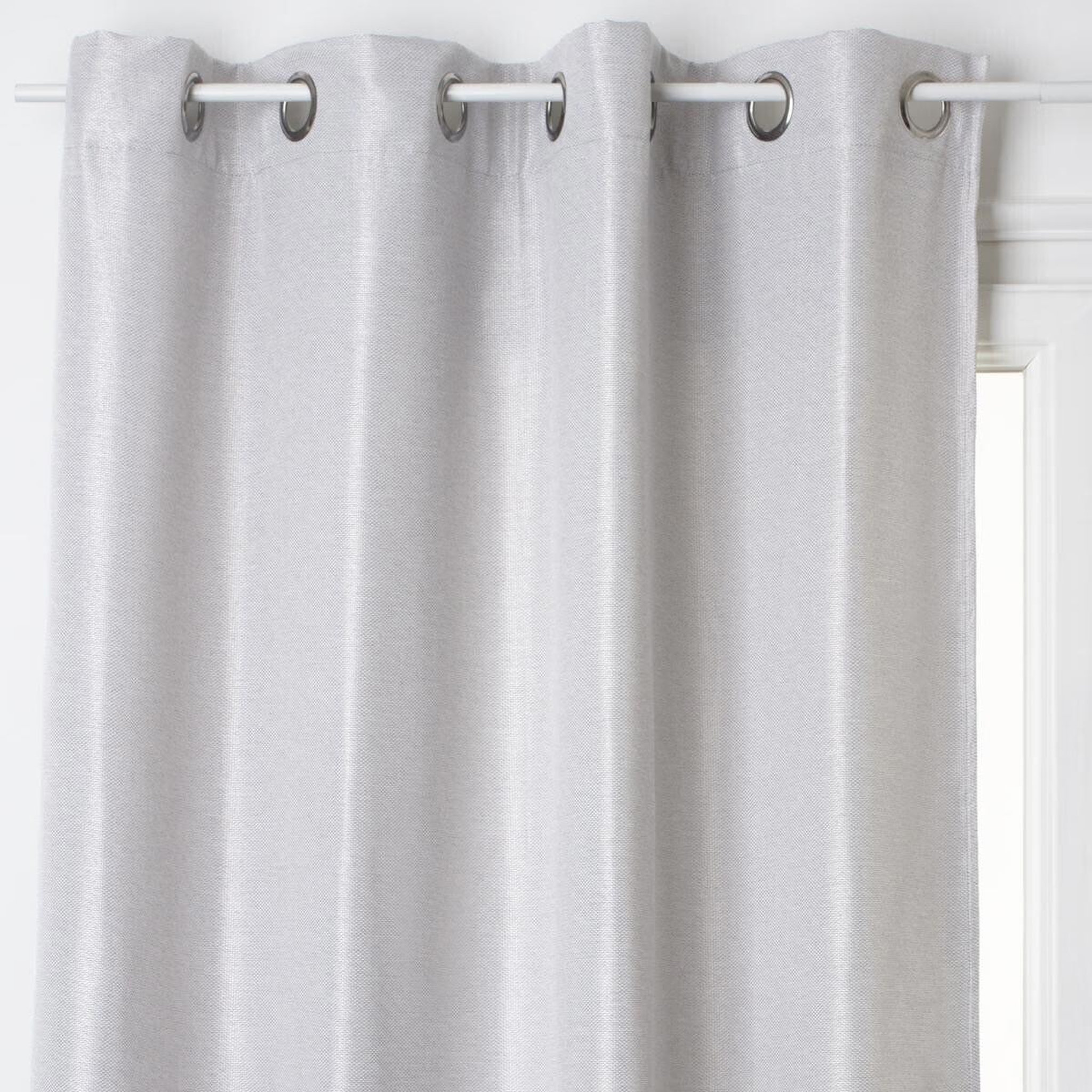 Voir la diapositive 2 : ATMOSPHERA Rideau occultant  elena  140x260cm gris