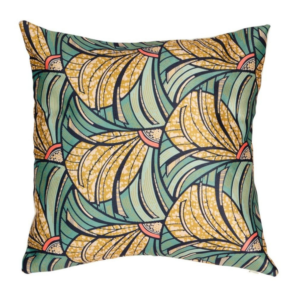 OSTARIA Housse de coussin 40x40 cm verte