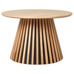 LISA DESIGN Kala - table basse - chêne - 70 cm. Coloris disponibles : Marron