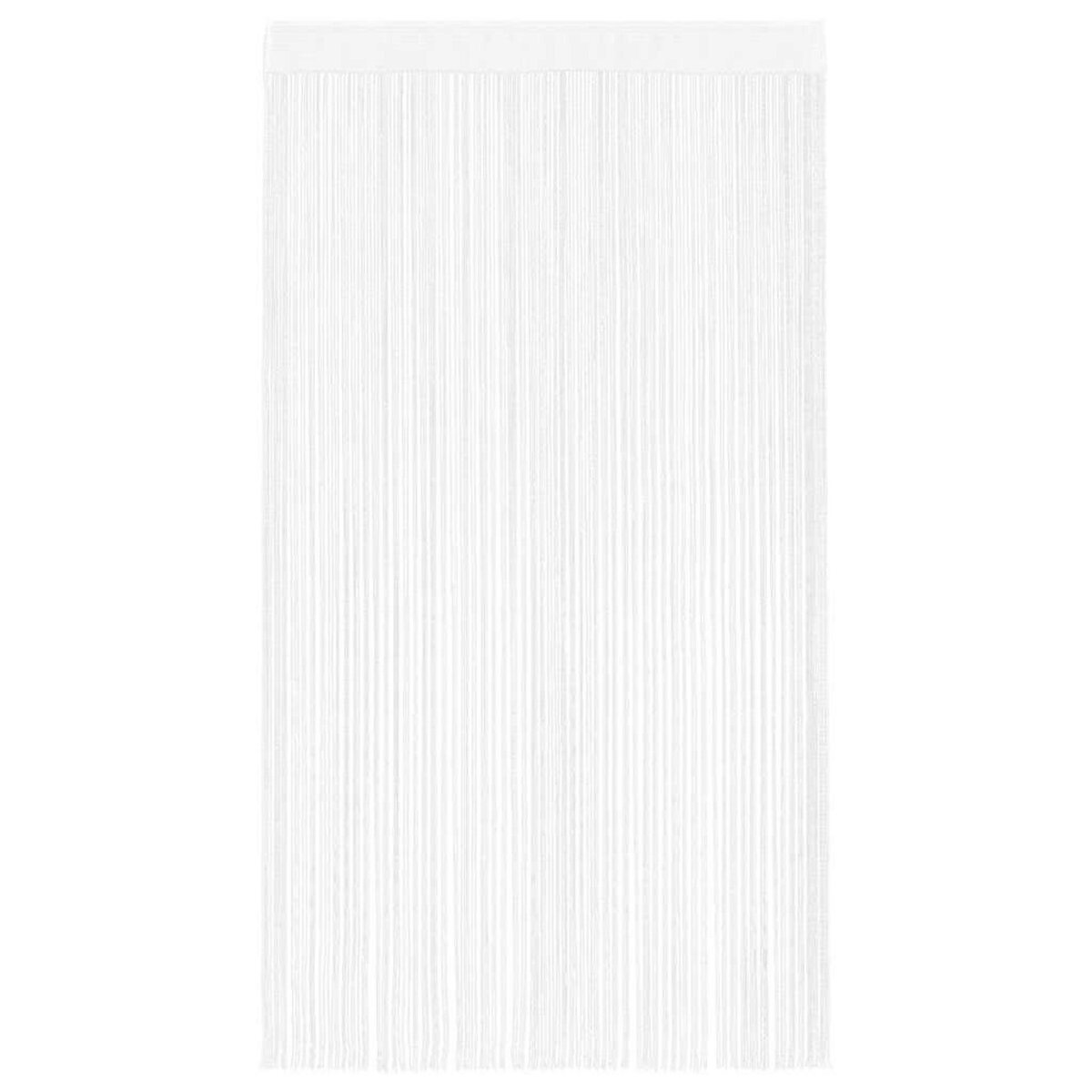 VIDAXL Rideau en fils 2 pcs 100 x 250 cm Blanc