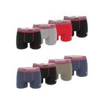 SERGE BLANCO Lot de 8 boxers homme en coton. Coloris disponibles : Gris