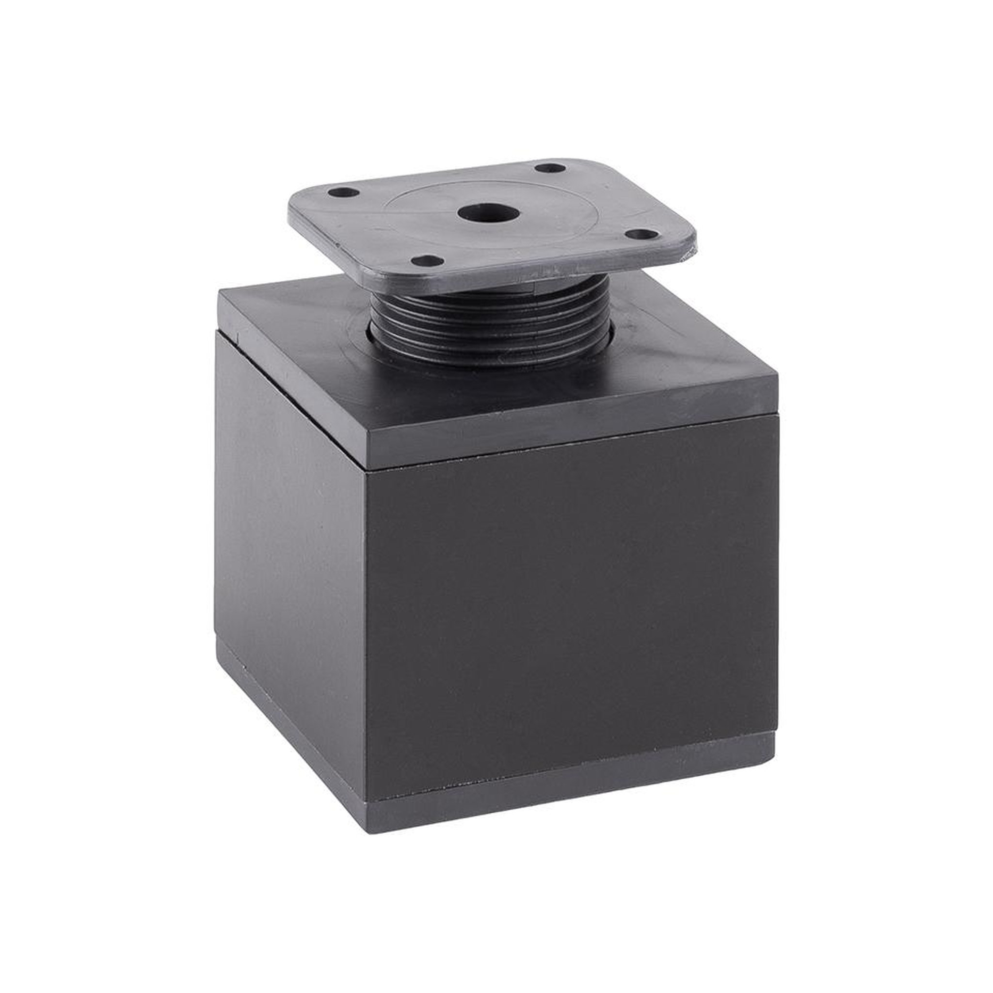 CENTRALE BRICO Pied de meuble fa012 60 mm réglable noir mat