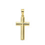 Voir la diapositive 1 : L'ATELIER D'AZUR Pendentif - Médaille Croix Or 18 Carats 750 Jaune - Chaine Offerte