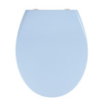 Wenko Abattant WC Sérénité - Abaissement automatique - Duroplastique. Coloris disponibles : Bleu