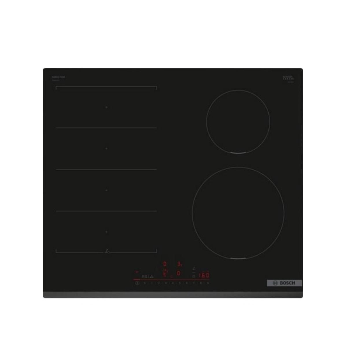 BOSCH Table de cuisson à induction 59.2cm 4 foyers 7400w noir - PIX631HC1H