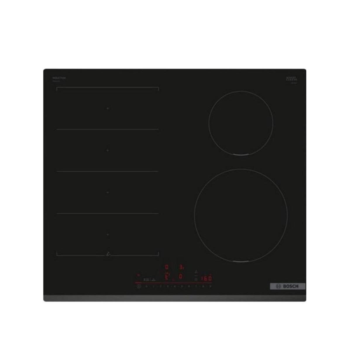 BOSCH Table de cuisson à induction 59.2cm 4 foyers 7400w noir - PIX631HC1H