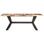 Voir la diapositive 2 : VIDAXL Table de salle a manger 200x100x75 cm Bois avec finition miel