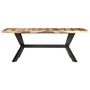 Voir la diapositive 2 : VIDAXL Table de salle a manger 200x100x75 cm Bois avec finition miel