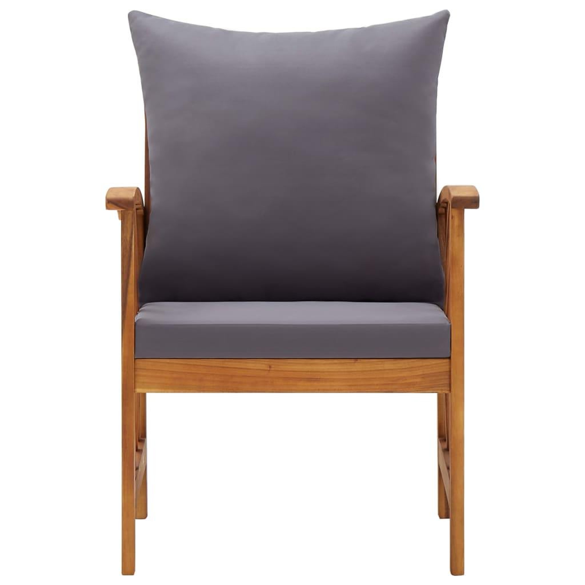 Voir la diapositive 3 : VIDAXL Chaises de jardin avec coussins lot de 2 Bois d'acacia massif