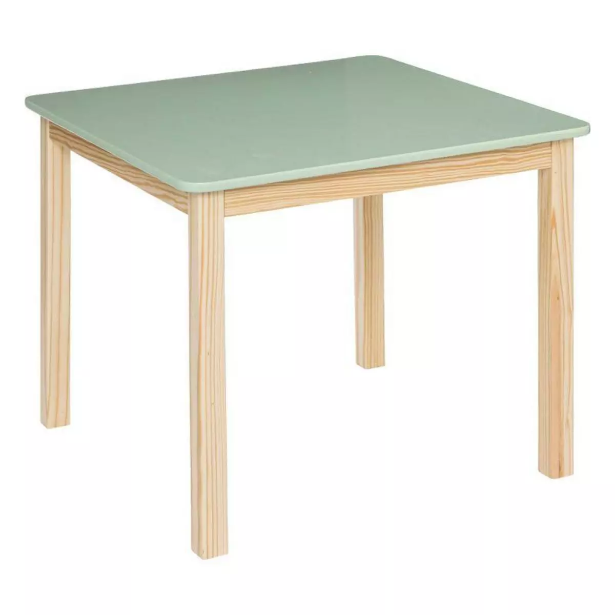  Table Enfant en Bois  Classic  60cm Vert