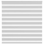 VIDAXL Store zebre gris clair largeur du tissu 145,9 cm polyester