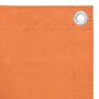 VIDAXL Ecran de balcon Orange 75x600 cm Tissu Oxford