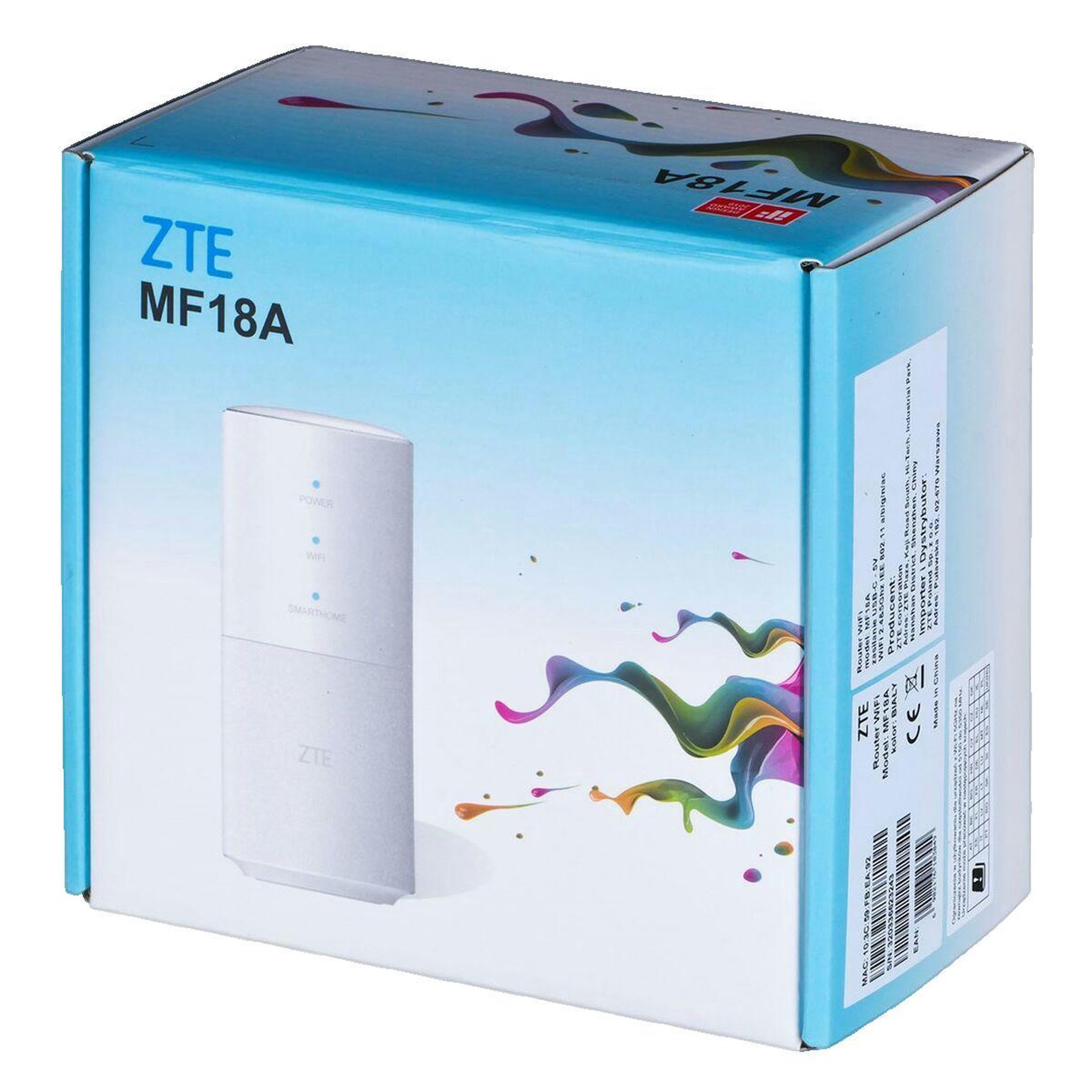 Voir la diapositive 3 : ZTE Routeur ZTE MF18A double bande Wi-Fi 2.4 GHz et 5 GHz