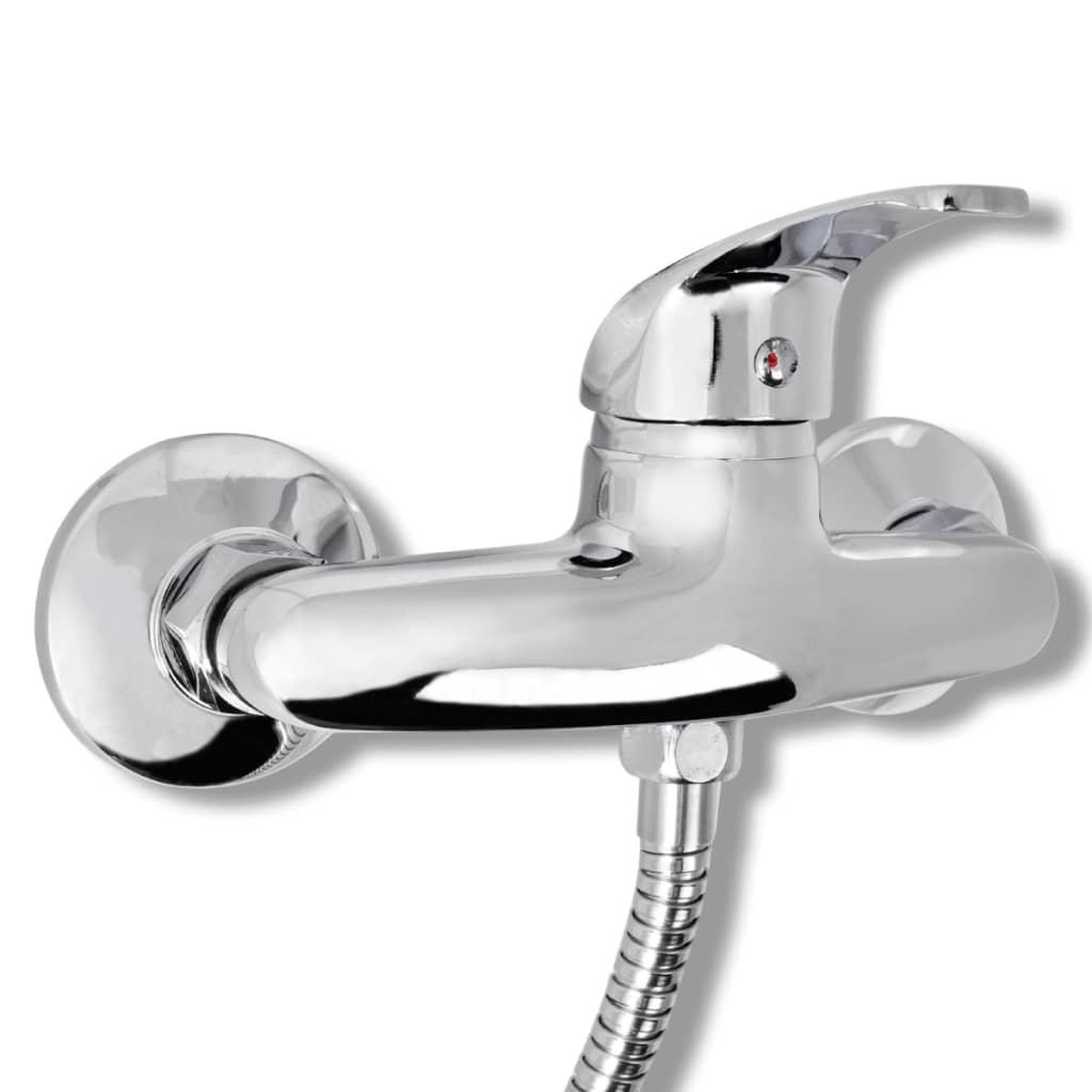 Voir la diapositive 5 : VIDAXL Kit de robinet de douche chrome