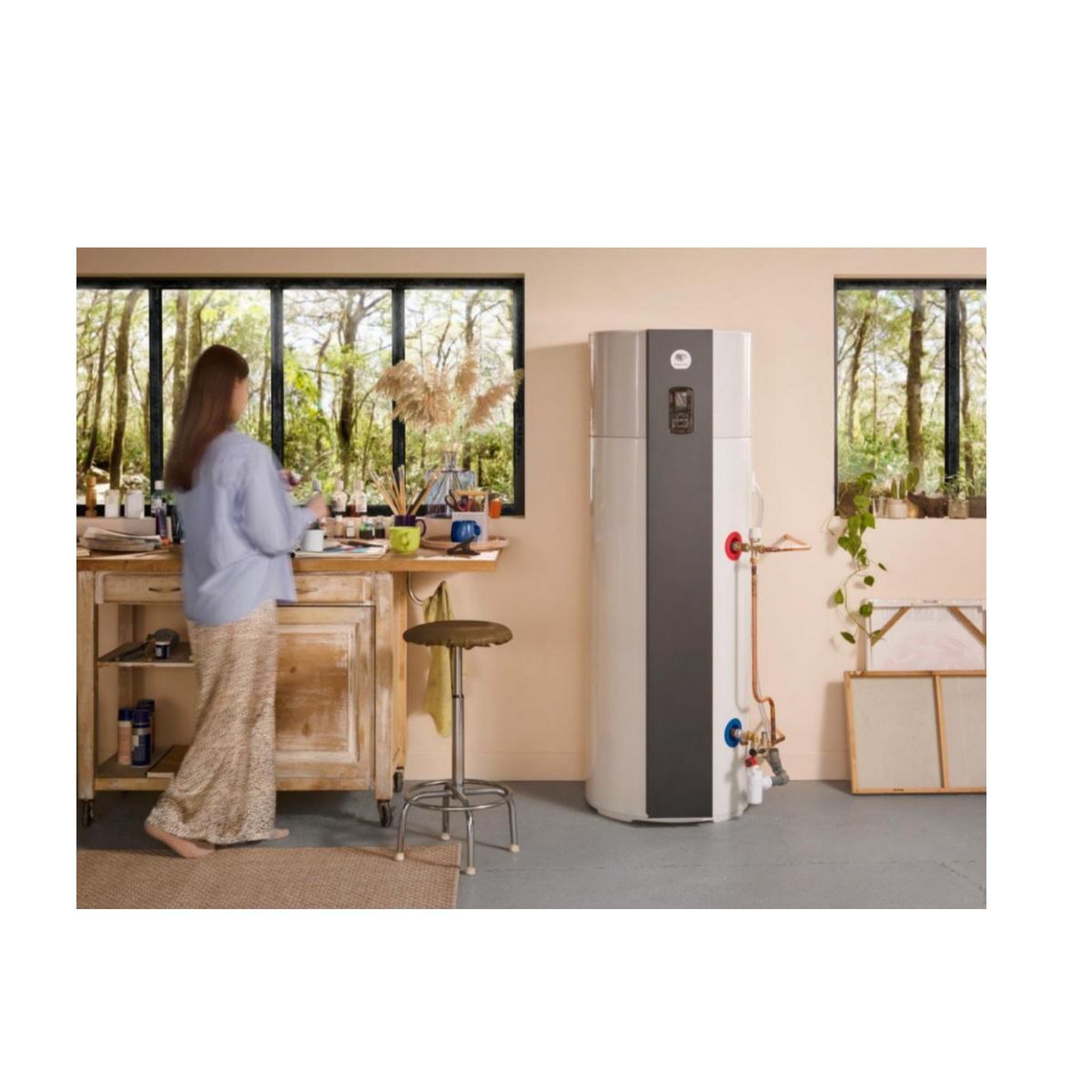 Voir la diapositive 6 : Thermor Chauffe-eau vertical 240l 1200w blanc - 286054