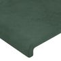 Voir la diapositive 4 : VIDAXL Tete de lit Vert fonce 80x5x78/88 cm Velours