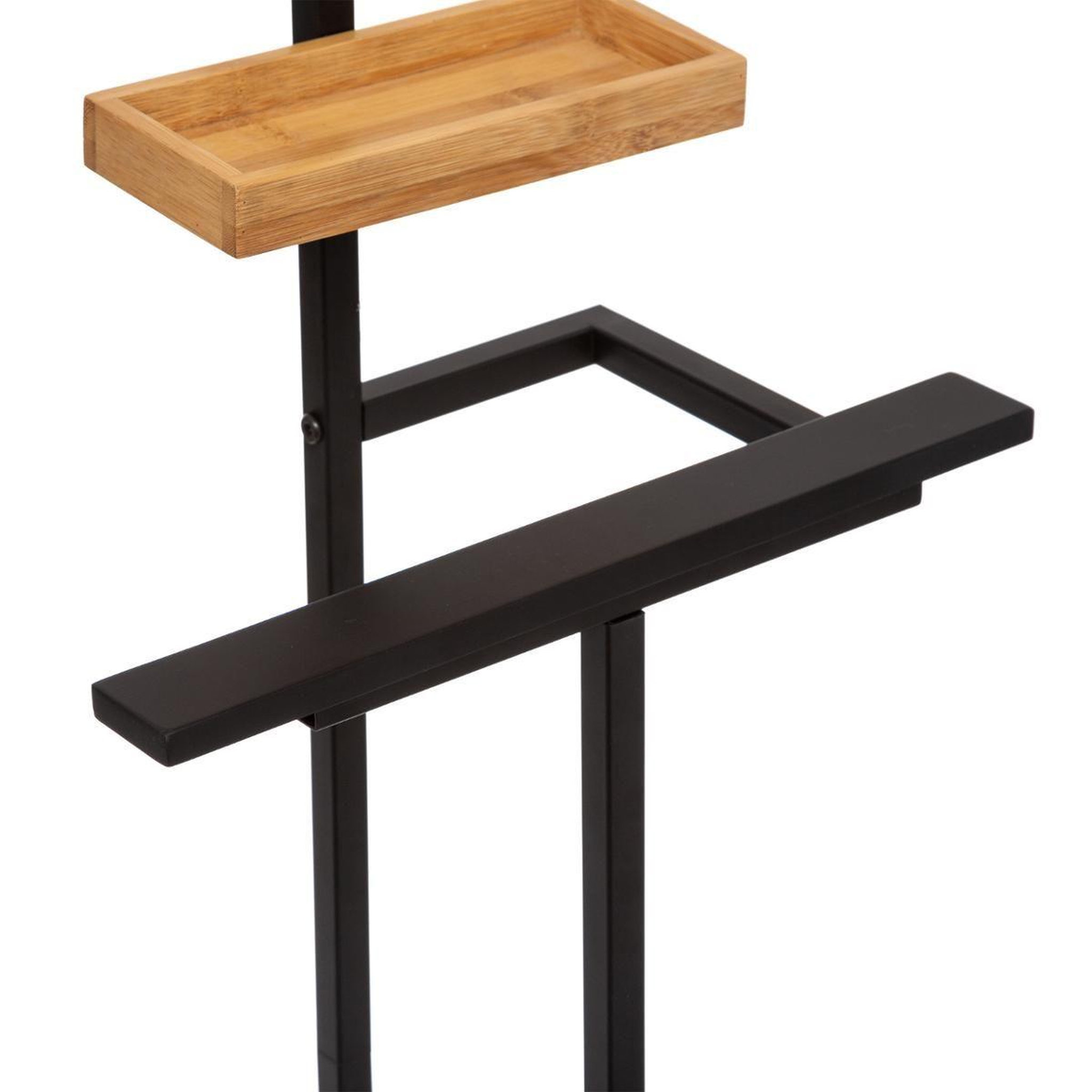 Voir la diapositive 3 : FIVE Valet de Chambre Design  Bambou  114cm Noir