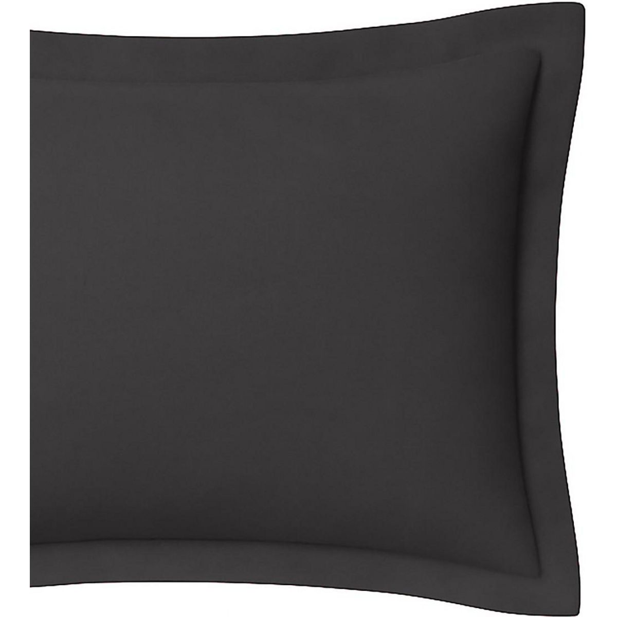 Home collection Taie d'oreiller coton 50x70cm réglisse
