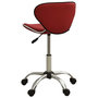 Voir la diapositive 3 : VIDAXL Chaise de bureau Rouge bordeaux Similicuir