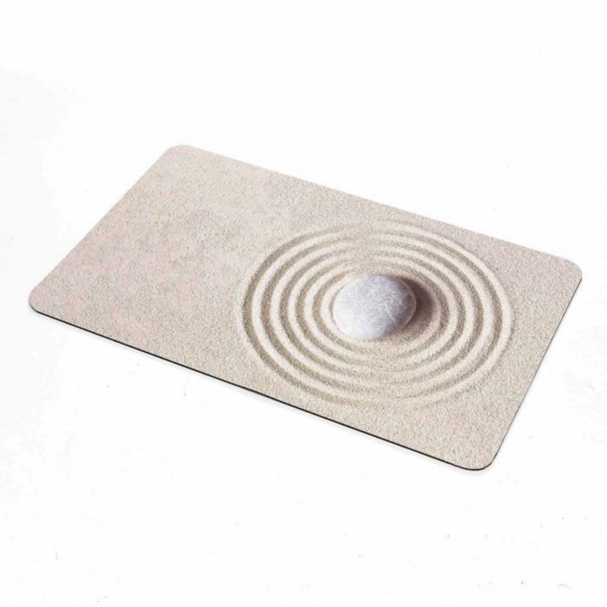 Paris Prix Tapis de Bain Imprimé  Serena  50x80cm Beige