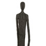 Voir la diapositive 2 : Paris Prix Lot de 2 Statues en Métal  Marche  150cm Noir