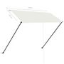 Voir la diapositive 6 : VIDAXL Auvent retractable avec LED 250x150 cm Creme