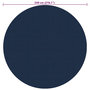 Voir la diapositive 5 : VIDAXL Film solaire de piscine flottant PE 549 cm Noir et bleu