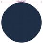Voir la diapositive 5 : VIDAXL Film solaire de piscine flottant PE 549 cm Noir et bleu
