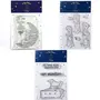  9 Tampons transparents Le Petit Prince et La lune + Etoiles + Mouton