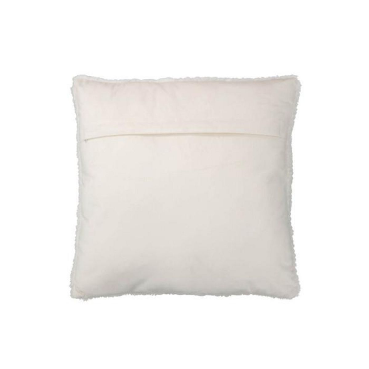 Paris Prix Coussin Déco  Teddy  45x45cm Blanc