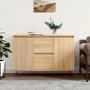 Voir la diapositive 1 : VIDAXL Buffet chene sonoma 104x35x70 cm bois d'ingenierie