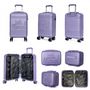 Voir la diapositive 3 : Little Marcel Lot valise cabine 55cm plus un vanity rigide