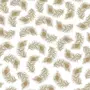 Artemio Papier calque japonais 90 g/ m² - 30 x 30 cm - Plumes dorées
