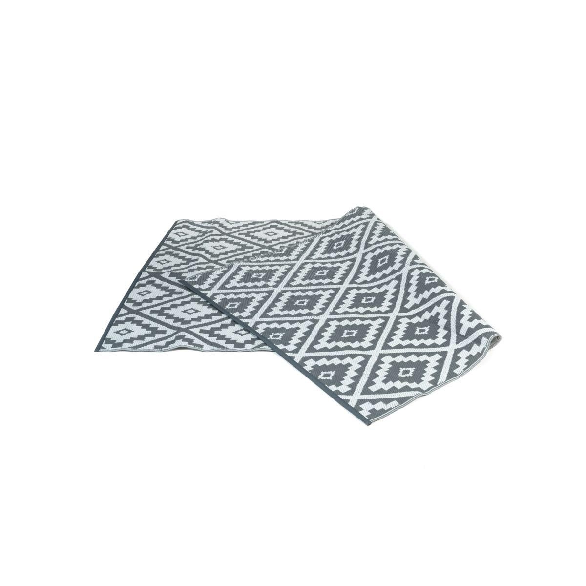 Inkazen Tapis extérieur - 160x240cm - Gris - VAHINE