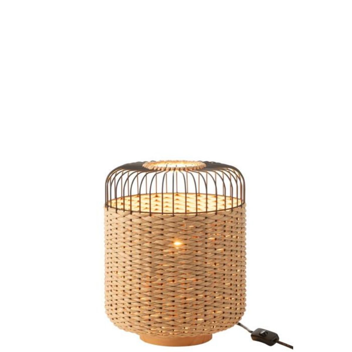 Paris Prix Lampe à Poser en Métal  Eldon  34cm Naturel