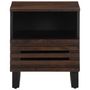 Voir la diapositive 3 : VIDAXL Table de chevet 40x34x46 cm bois de manguier massif