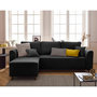 Voir la diapositive 1 : BEST MOBILIER Saphir - canapé d'angle réversible 4 places - convertible avec coffre - en velours côtelé