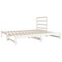 Voir la diapositive 5 : VIDAXL Lit coulissant sans matelas blanc 2x(90x190) cm