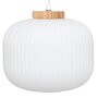 Voir la diapositive 2 : ATMOSPHERA Lampe Suspension en Verre  Travis  25cm Blanc